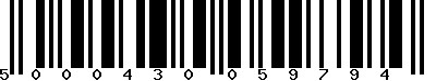 EAN-13 : 5000430059794