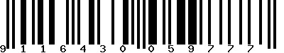 EAN-13 : 9116430059777