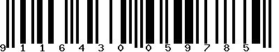 EAN-13 : 9116430059785